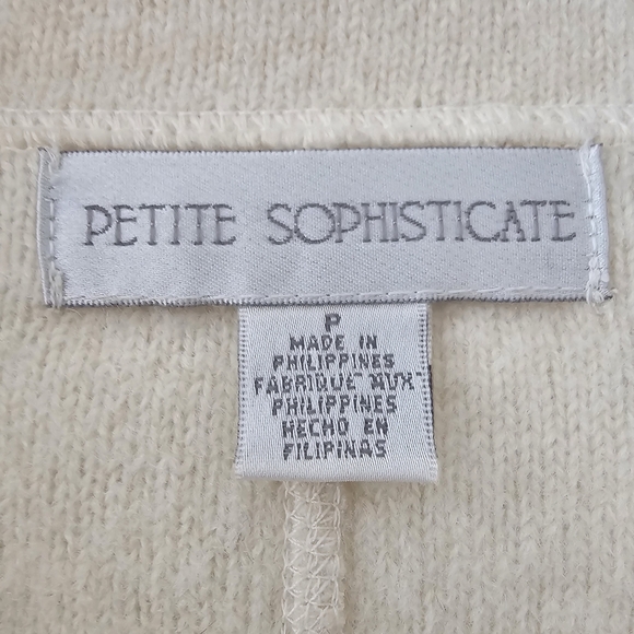Petite Sophisticate 100% Boiled Wool Jacket | Like New | XSP | Cream - Picture 14 of 16